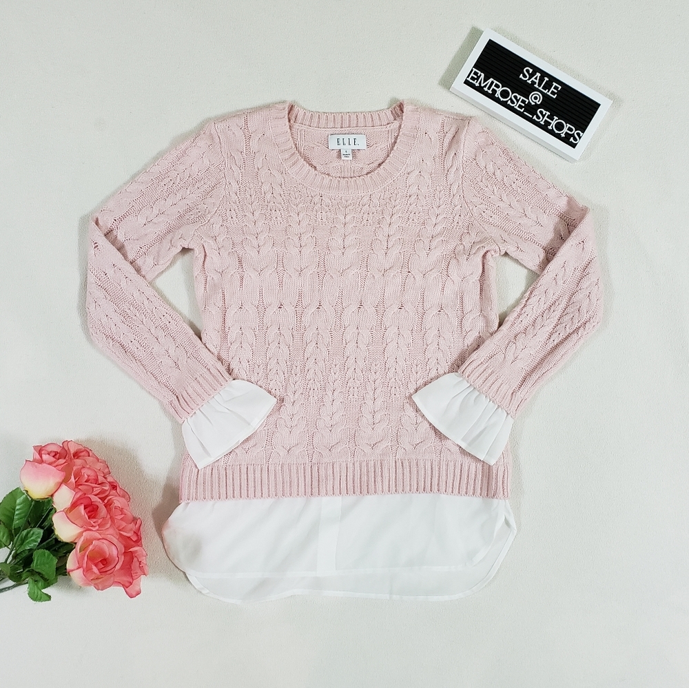 Pink Frilly Sweater 💐